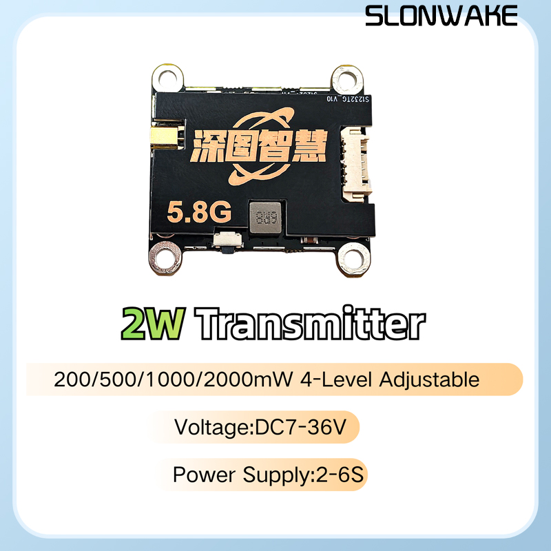 SLONWAKE 5.8G 56CH 2W transmit - Drone Frame review and price