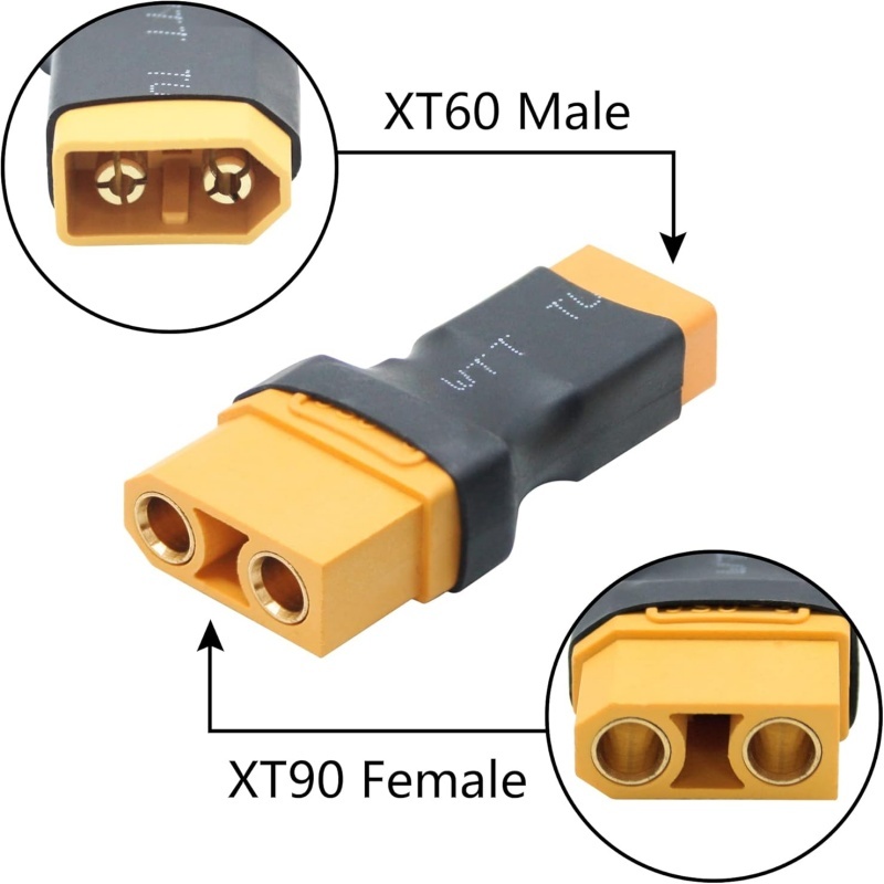 2Pcs/Lot XT90 Male Female to X - Drone Charger review and price