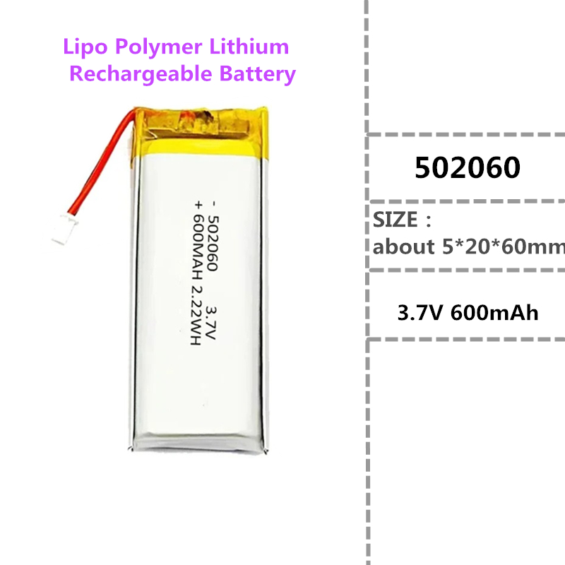 502060/522060  3.7V 600mAh Lip - Eachine Drone E58 review and price
