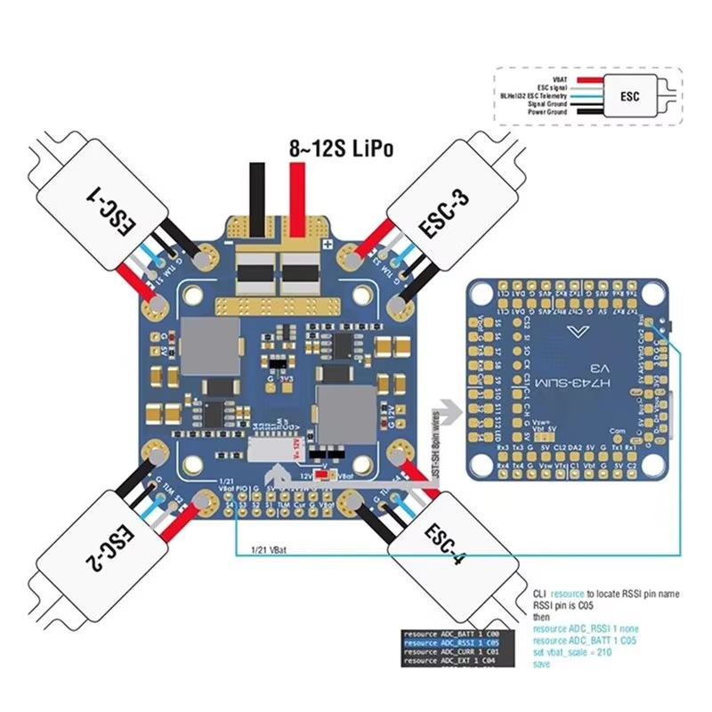 Matek System XCLASS PDB FCHUB- - Drone Power Distribution Board review and price