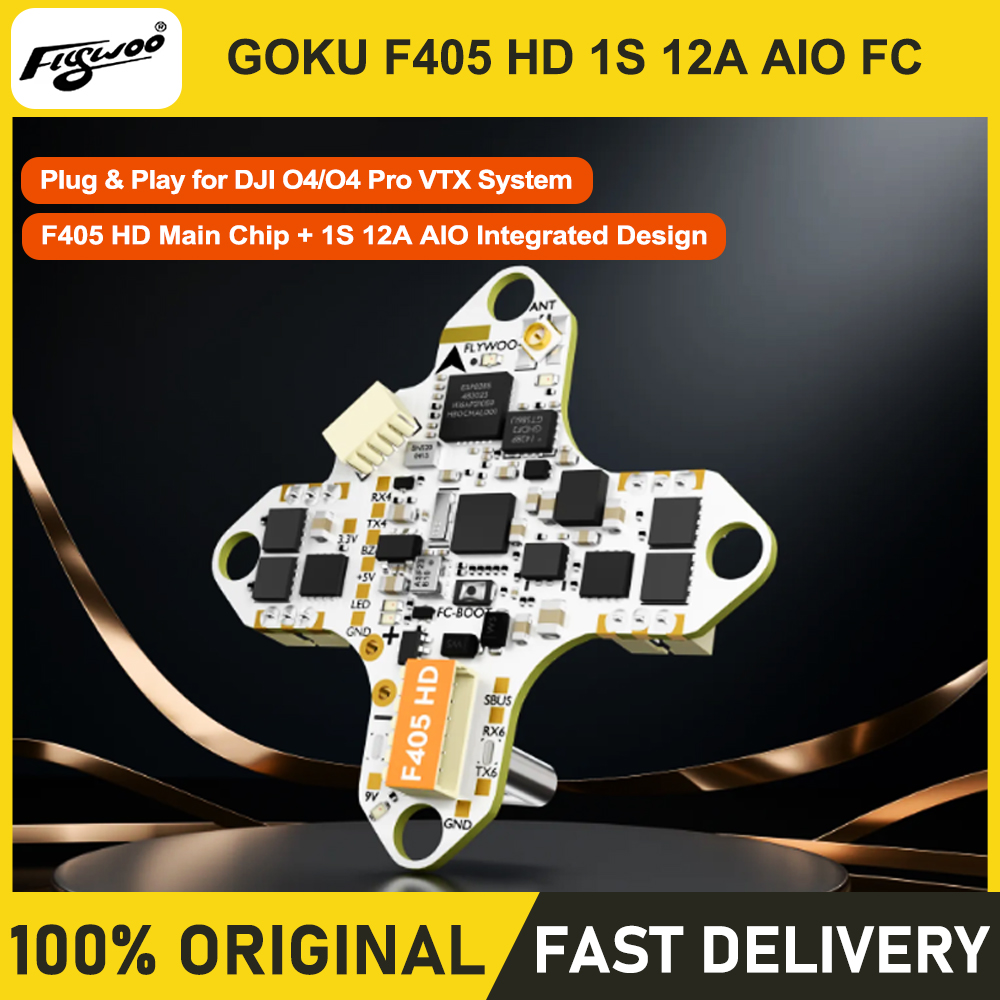 FLYWOO GOKU F405 HD 1S 12A AIO - Drone Flight Controller review and price